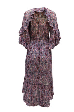 Figue Printed Boho Dress in Multicolor Viscose