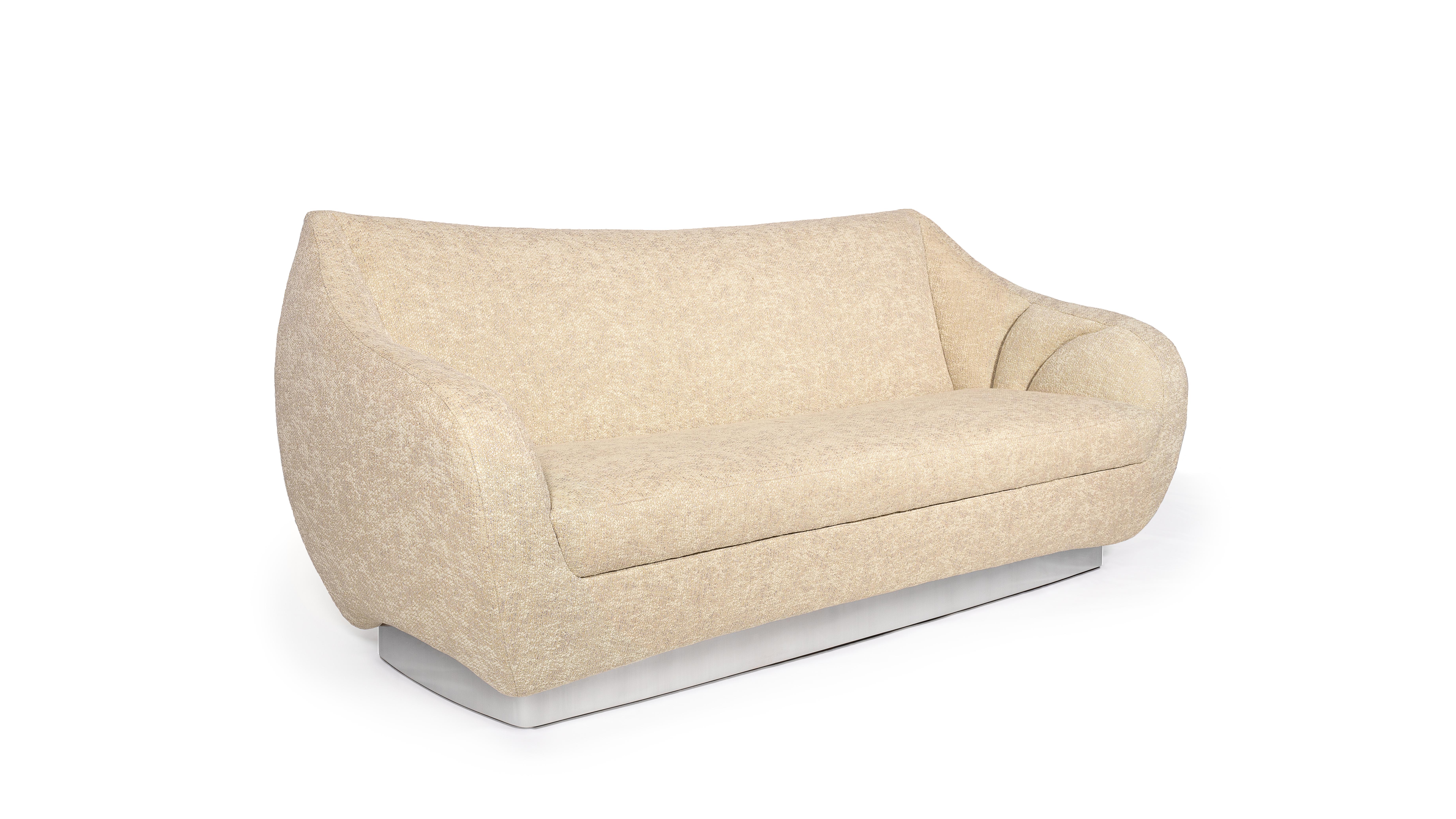 Post-Modern Figueroa 3 Seat Sofa by InsidherLand For Sale