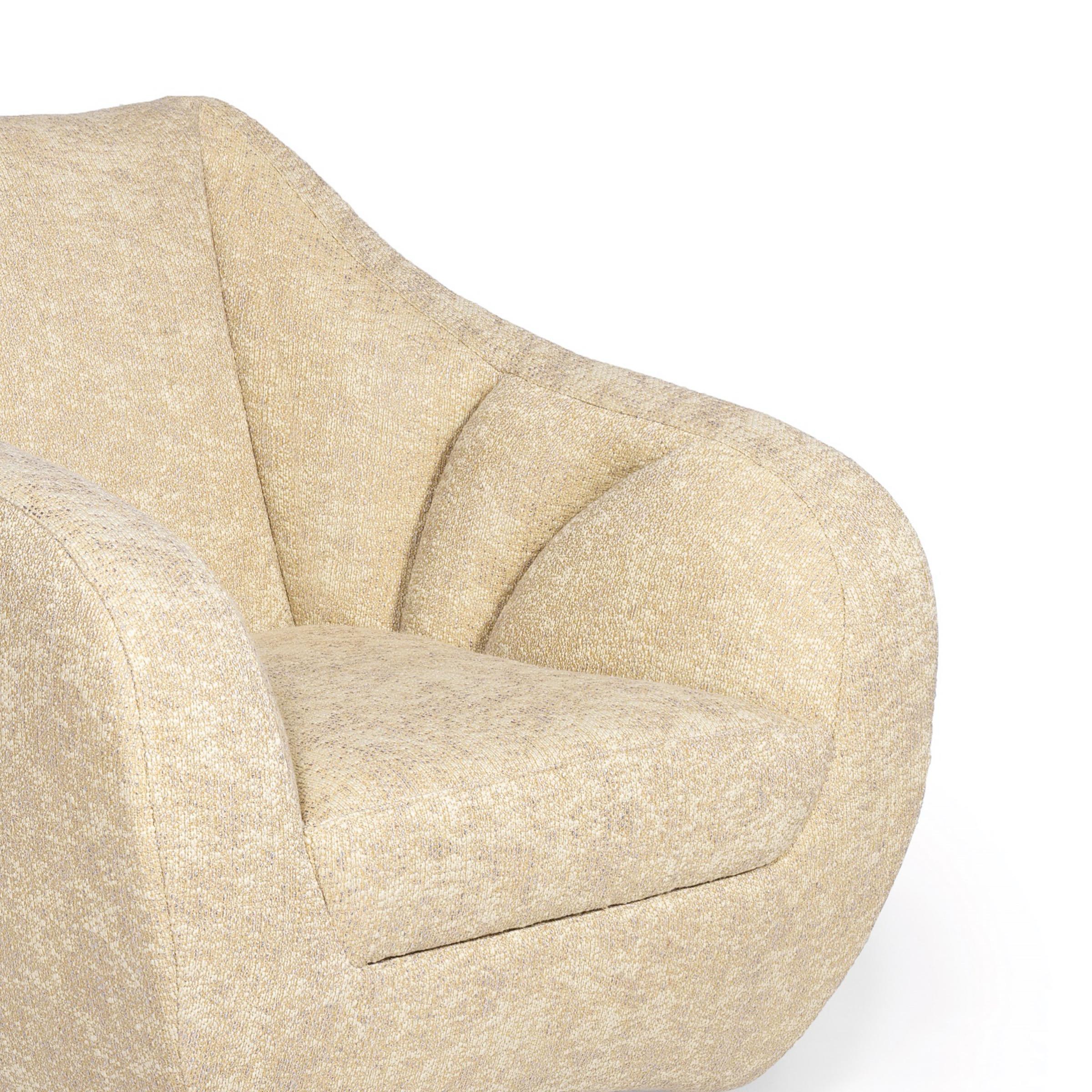 Portugais Fauteuil Figueroa, Mélangé et Acier, InsidherLand de Joana Santos Barbosa en vente