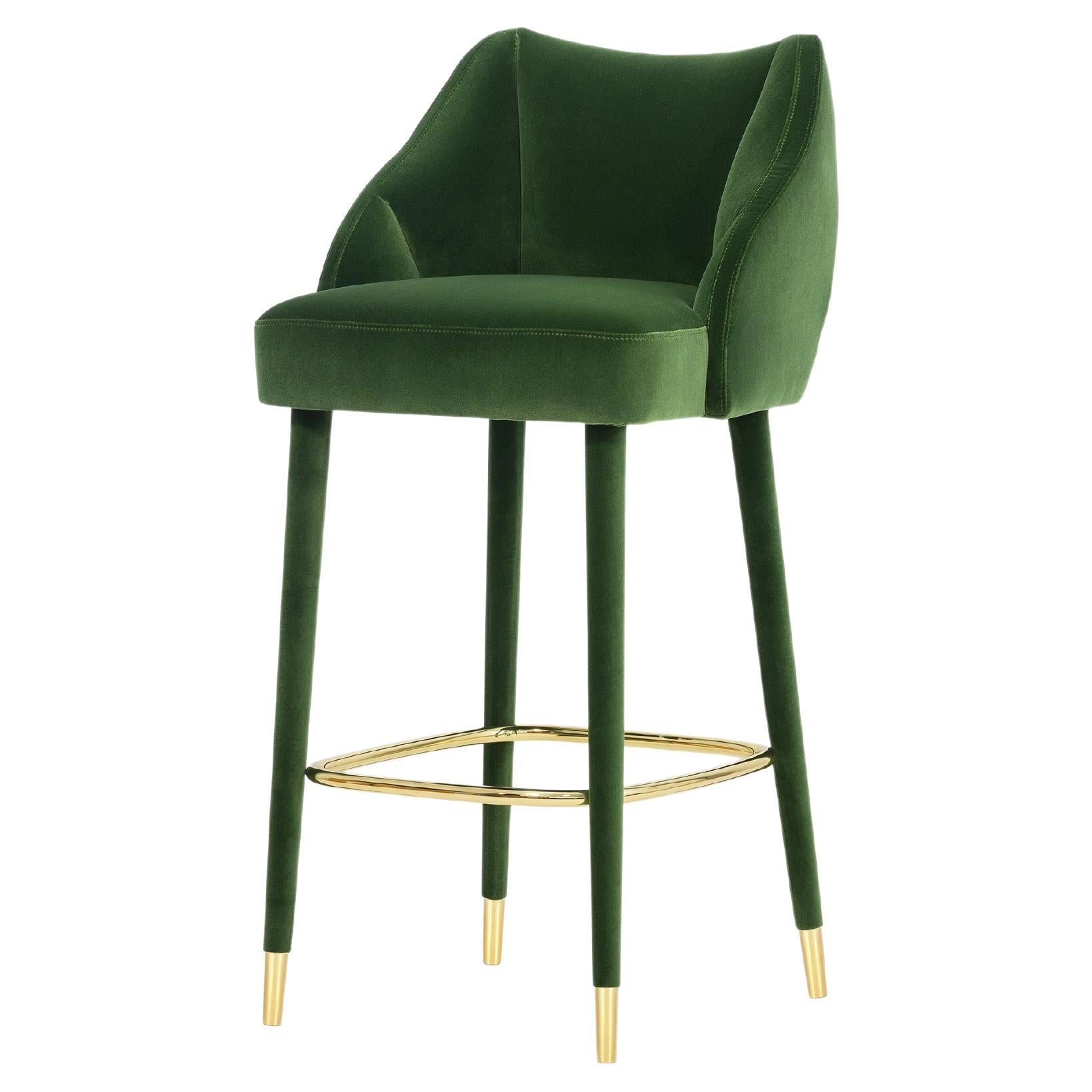 Figueroa Counter Stool, Brass & COM, InsidherLand by Joana Santos Barbosa