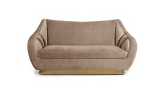 Figueroa Two-Seat Sofa, Bronzed Brass, InsidherLand by Joana Santos Barbosa