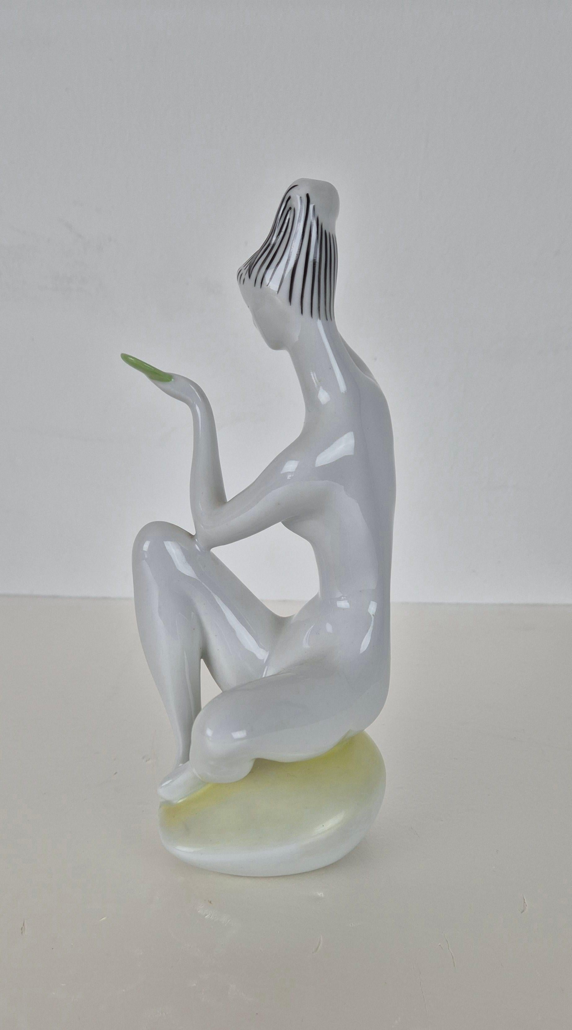 Mid-20th Century Art Deco Figure 