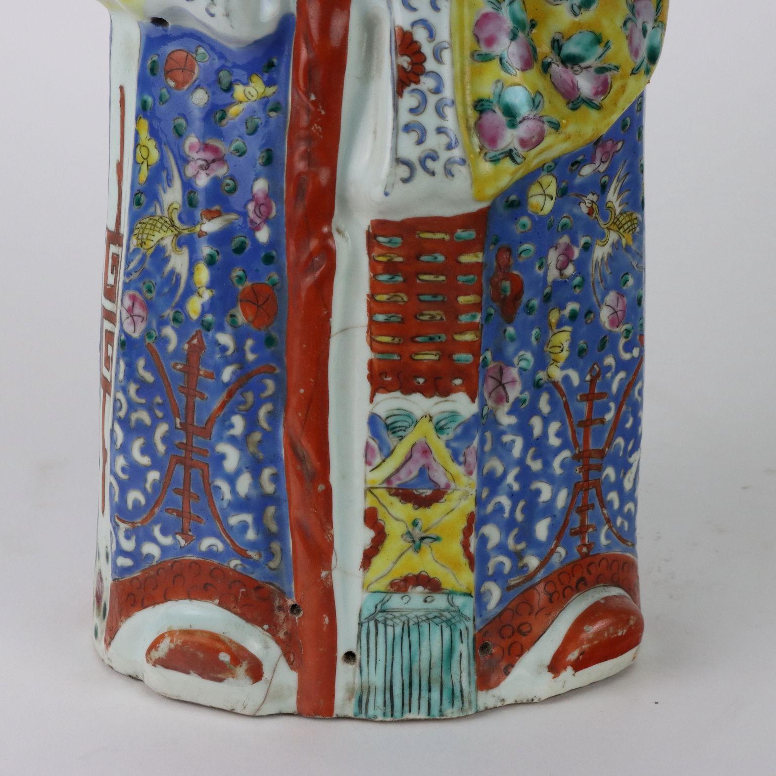 Figure of Immortal in Porcelain China c. 1925. For Sale 1