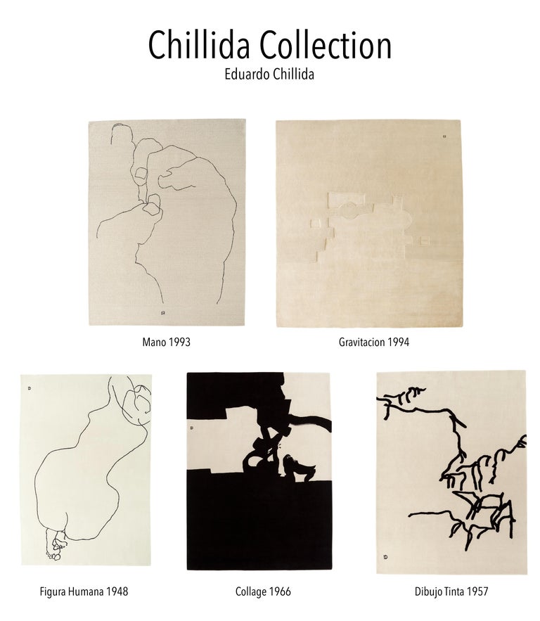 'Figura Humana 1948' Rug by Eduardo Chillida for Nanimarquina In New Condition For Sale In Glendale, CA