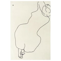 Tapis "Figura Humana 1948" d'Eduardo Chillida pour Nanimarquina