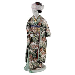 Figure de Porcellana Kutani, Japon Epoca Meiji 1868-1912