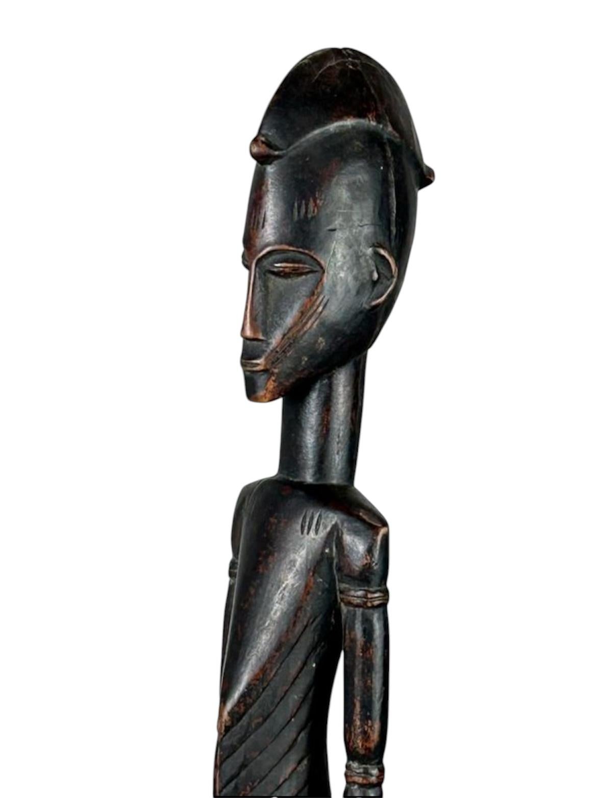Figura tribal Cenefo realizada en madera y de origen Senegal 