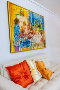 Abstraktes figurales Ölgemälde von Willering Epko