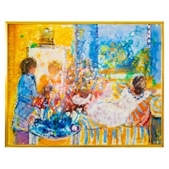 Peinture à l'huile abstraite figurative de Willering Epko