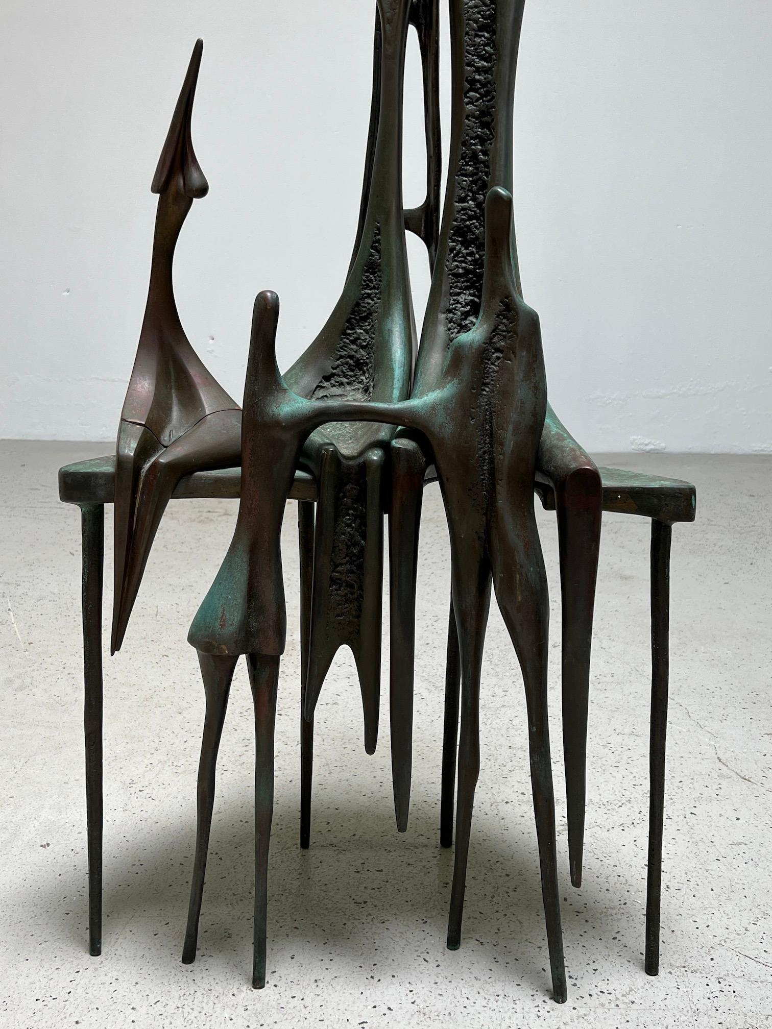 Figural Bronze by Aharon Bezalel For Sale 5