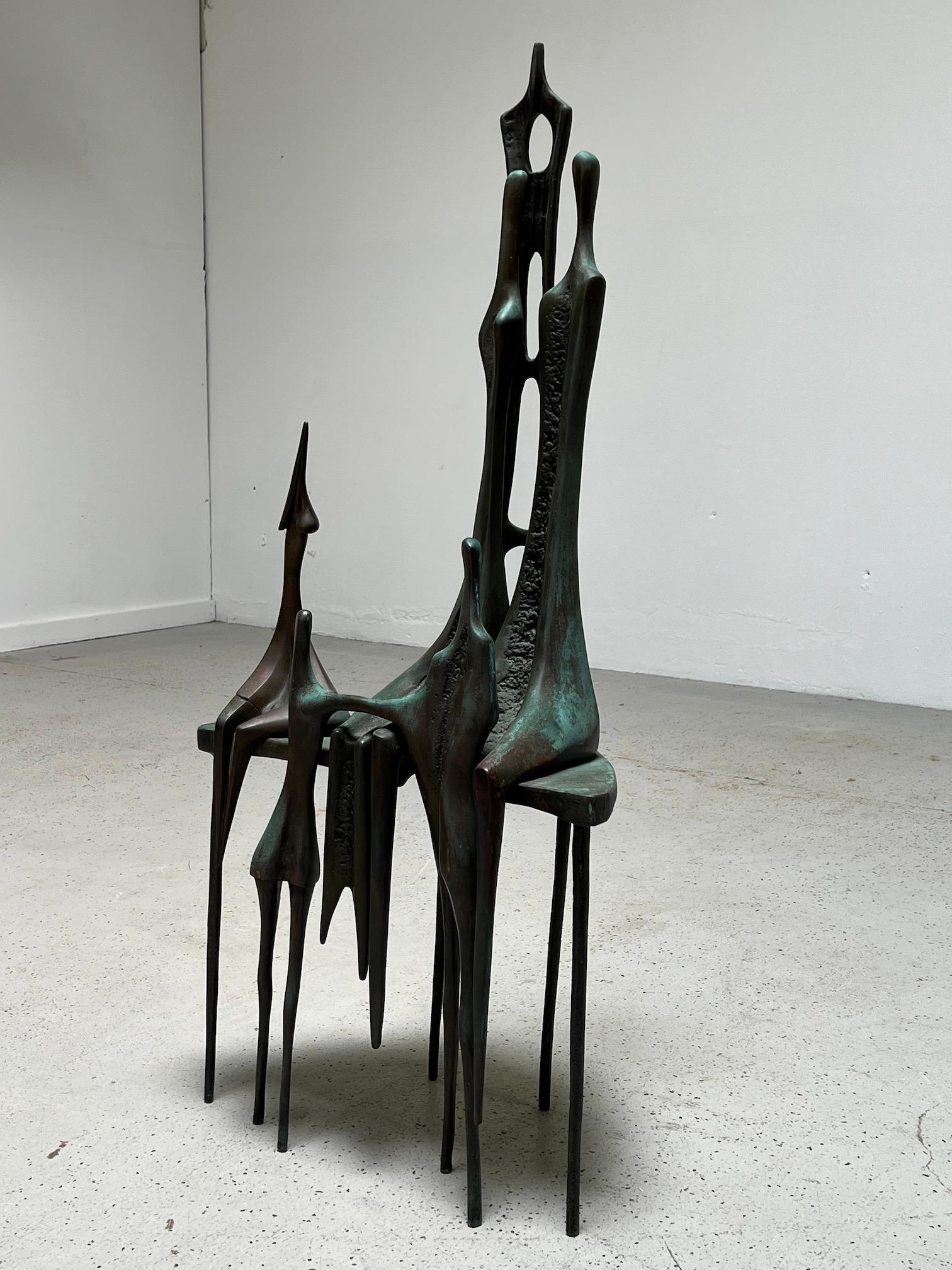 Figural Bronze by Aharon Bezalel For Sale 6