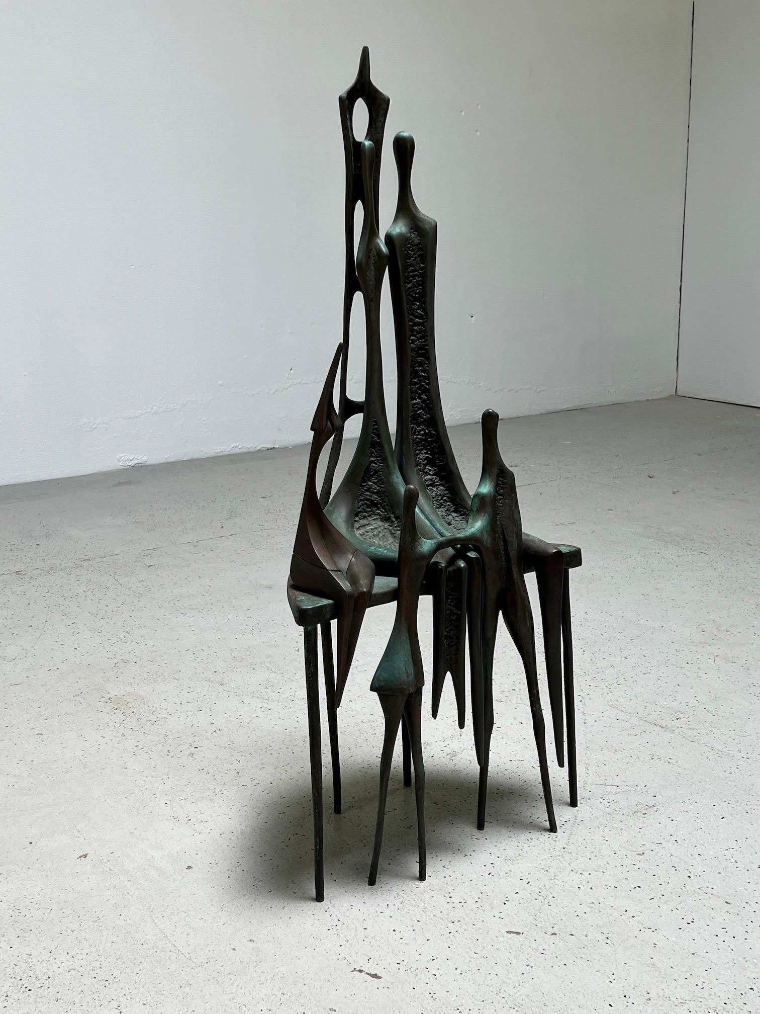 Figural Bronze by Aharon Bezalel For Sale 7