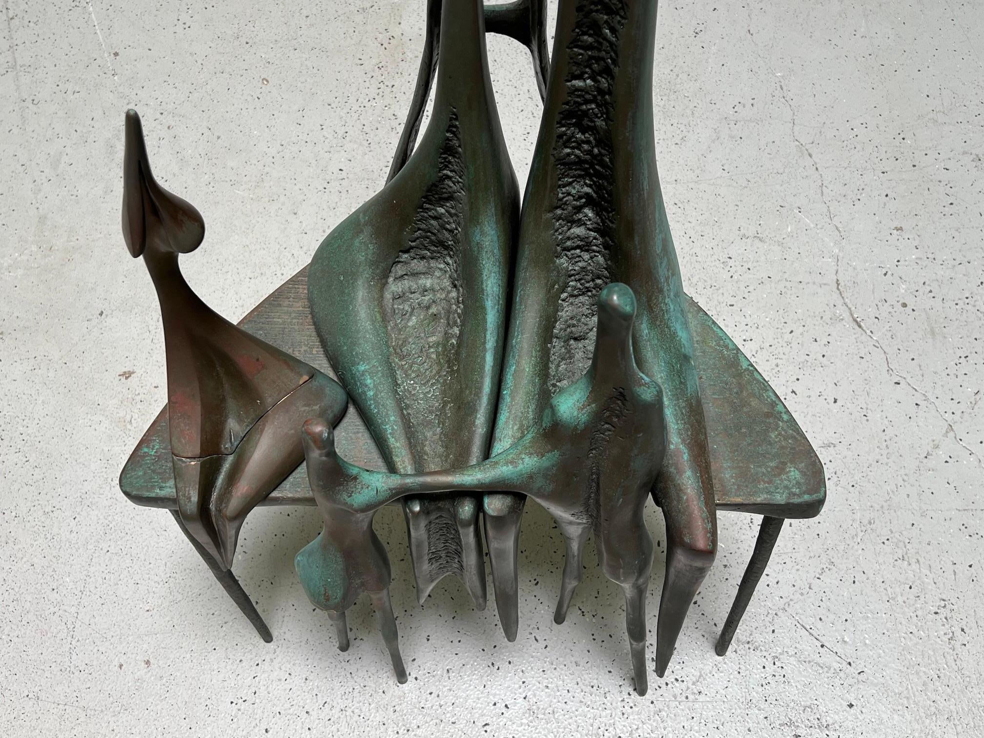 Figural Bronze by Aharon Bezalel For Sale 8