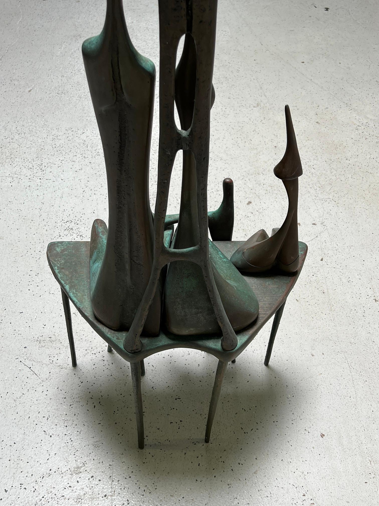Figural Bronze by Aharon Bezalel For Sale 9