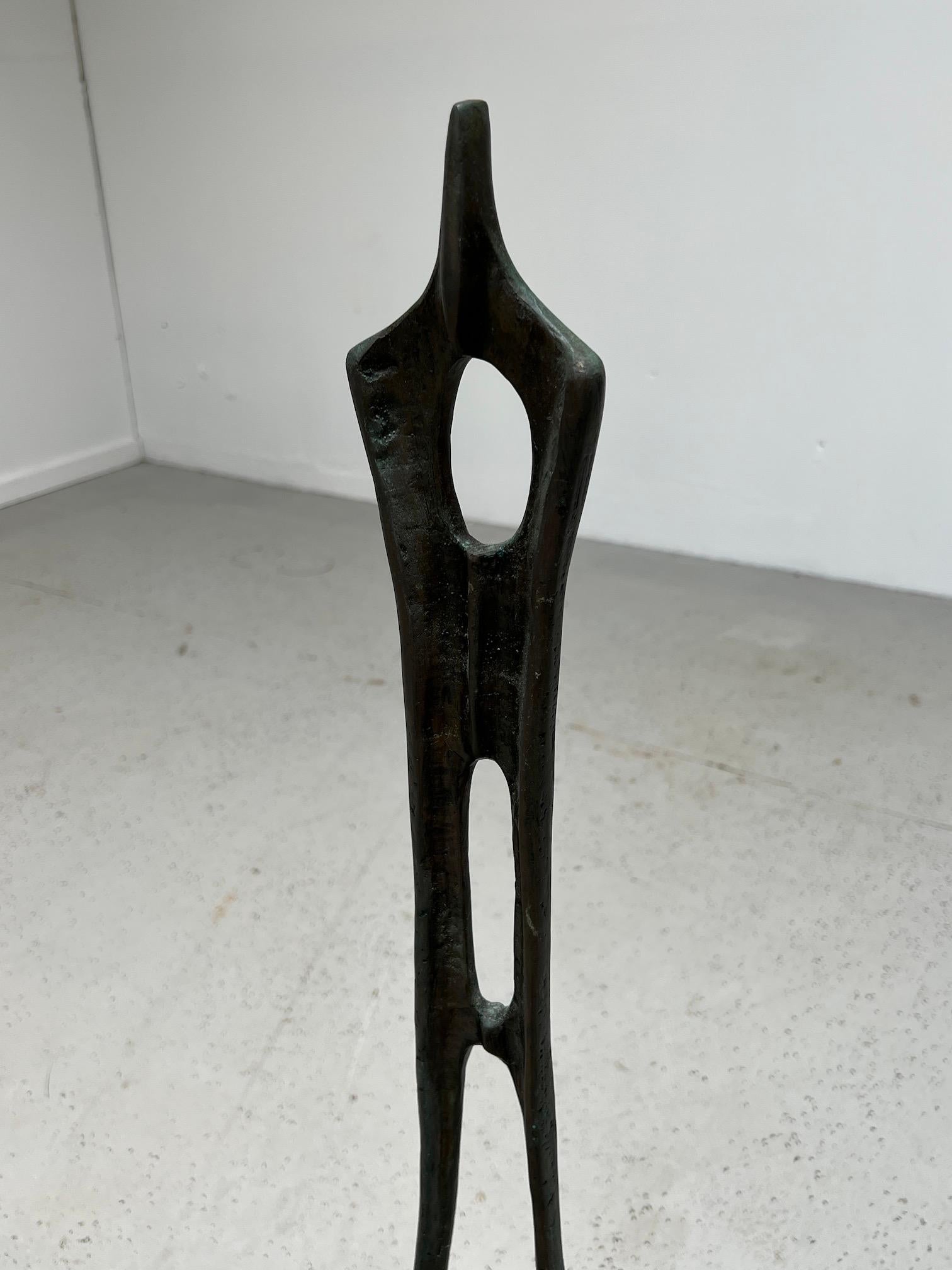 Figural Bronze by Aharon Bezalel In Good Condition For Sale In Dallas, TX