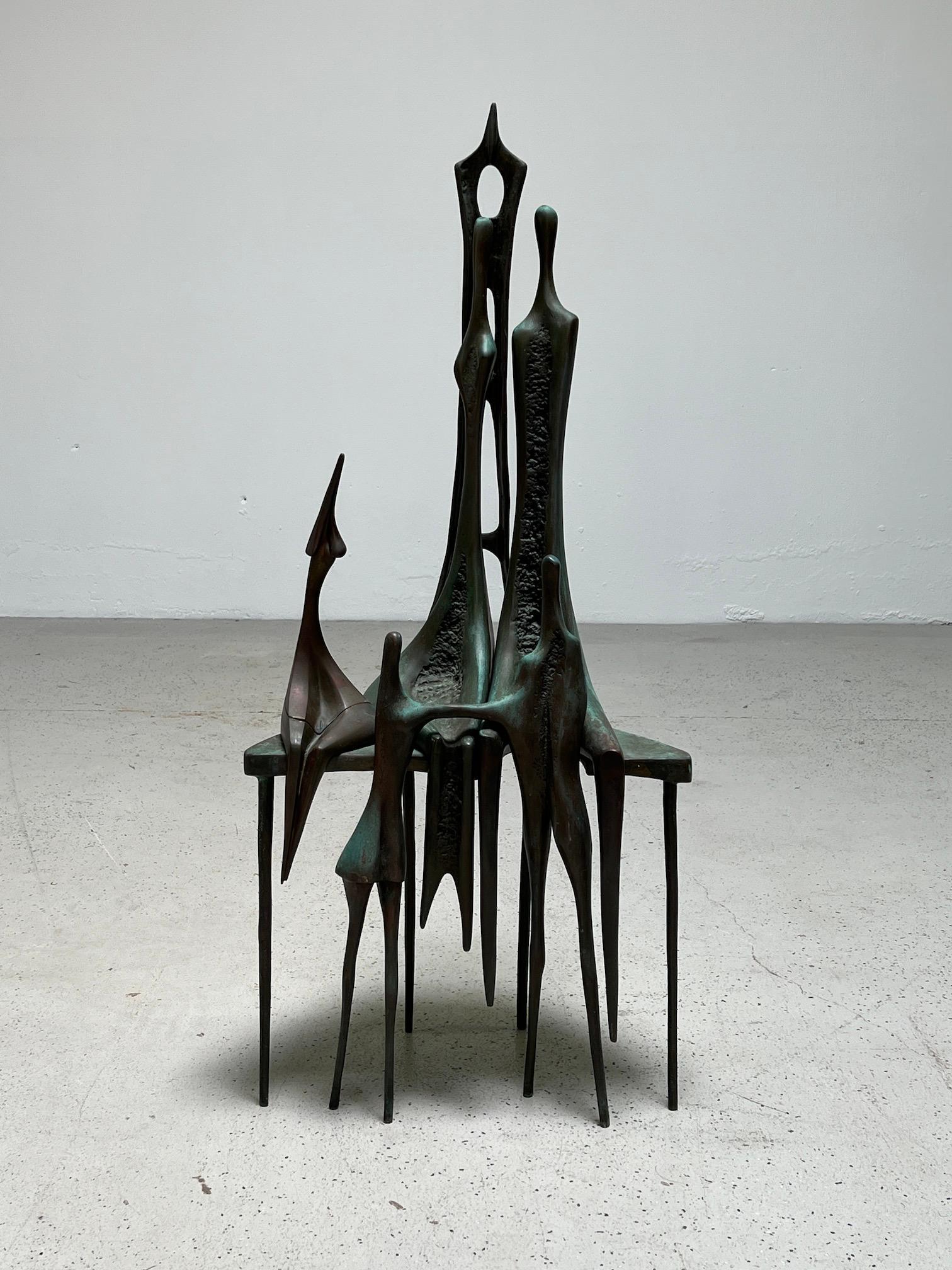 Figural Bronze by Aharon Bezalel For Sale 3