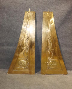 Figural Bronze Over the Door Valance