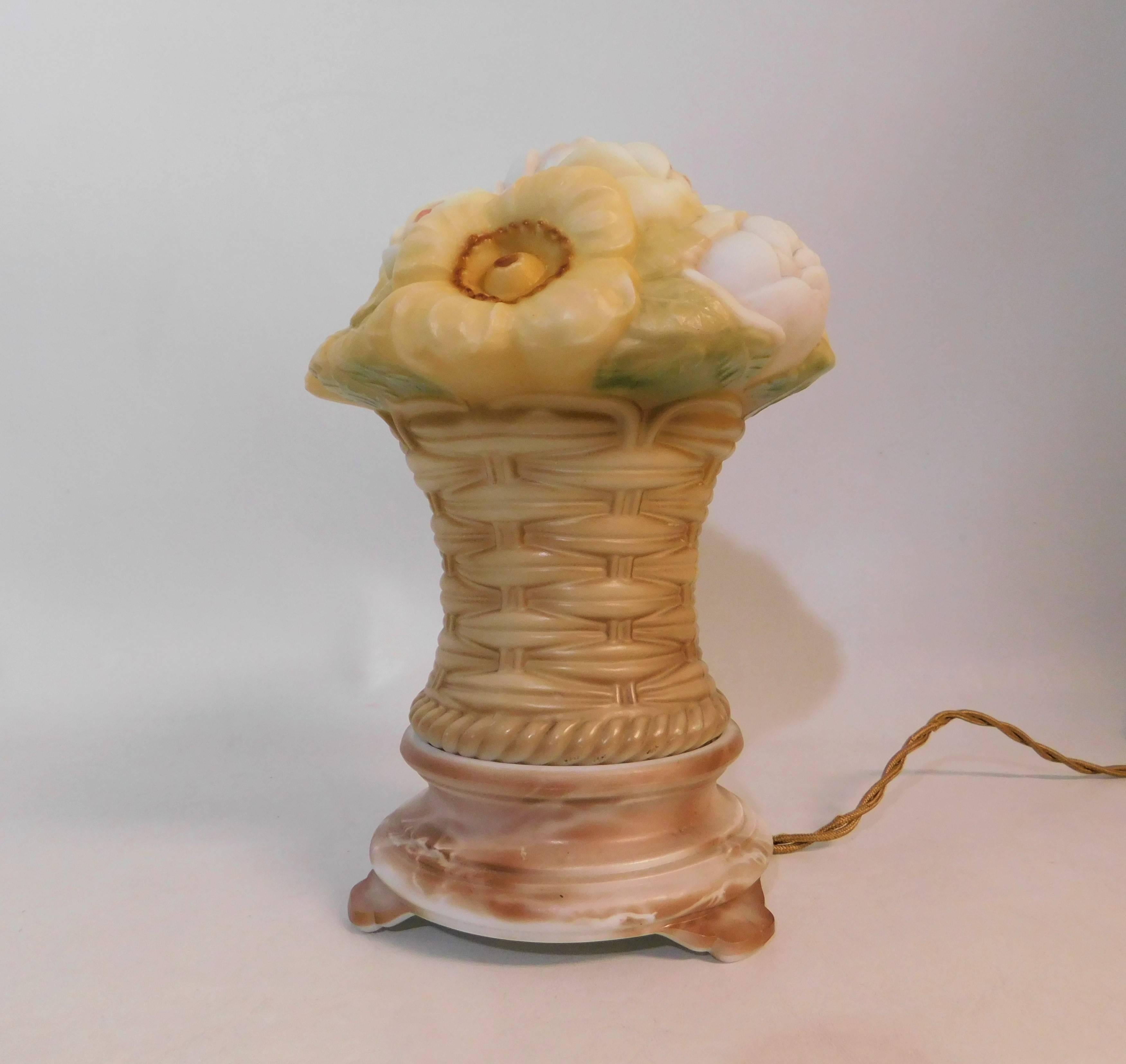Lampe de table Art déco tchèque en vente 4
