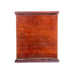 Figural French Rosewood Cigar Box, circa 1880