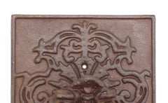 Figural Griffin Rectangular Cast Iron Ornate Door Knocker