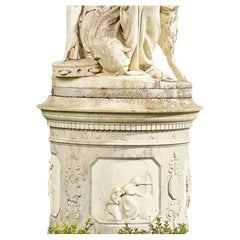 Figural Group of Esmeralda and the Goat on Pedestal, Mid-19th Century