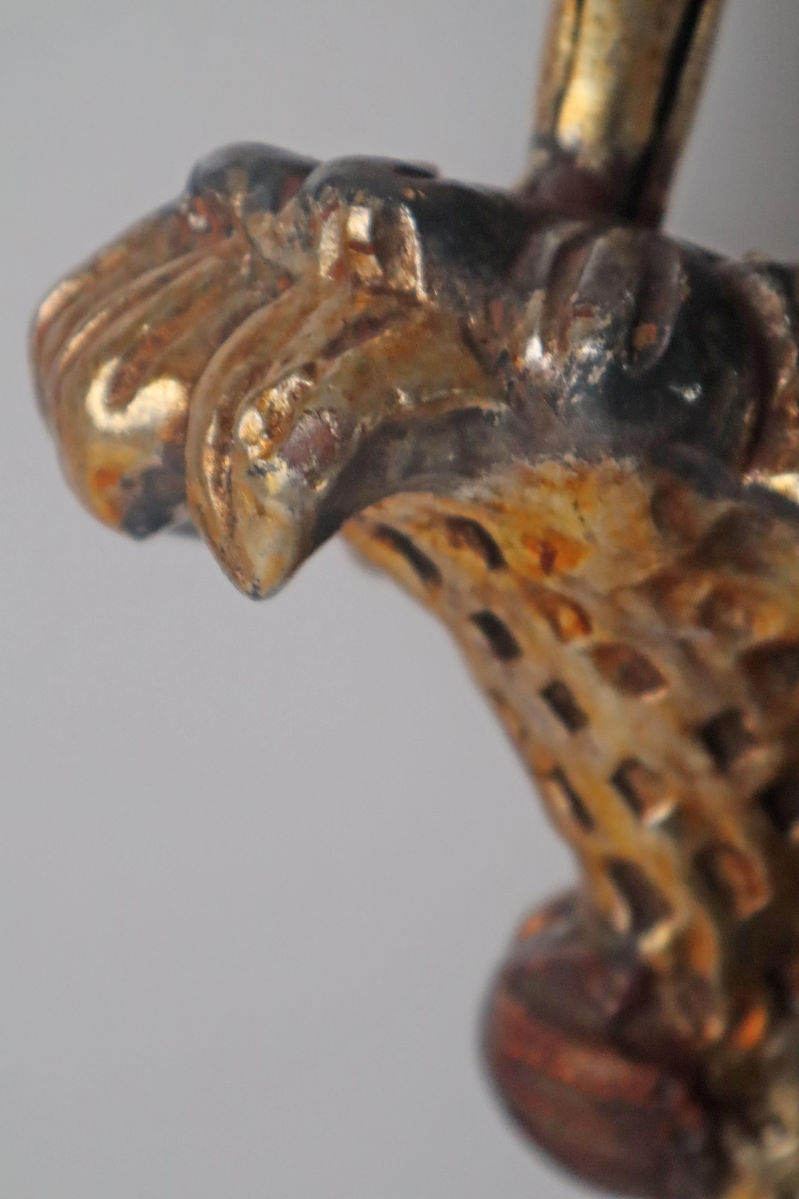 Figural Italian Hollywood Regency Wall Sconce pair Unique, 1950s For Sale 4