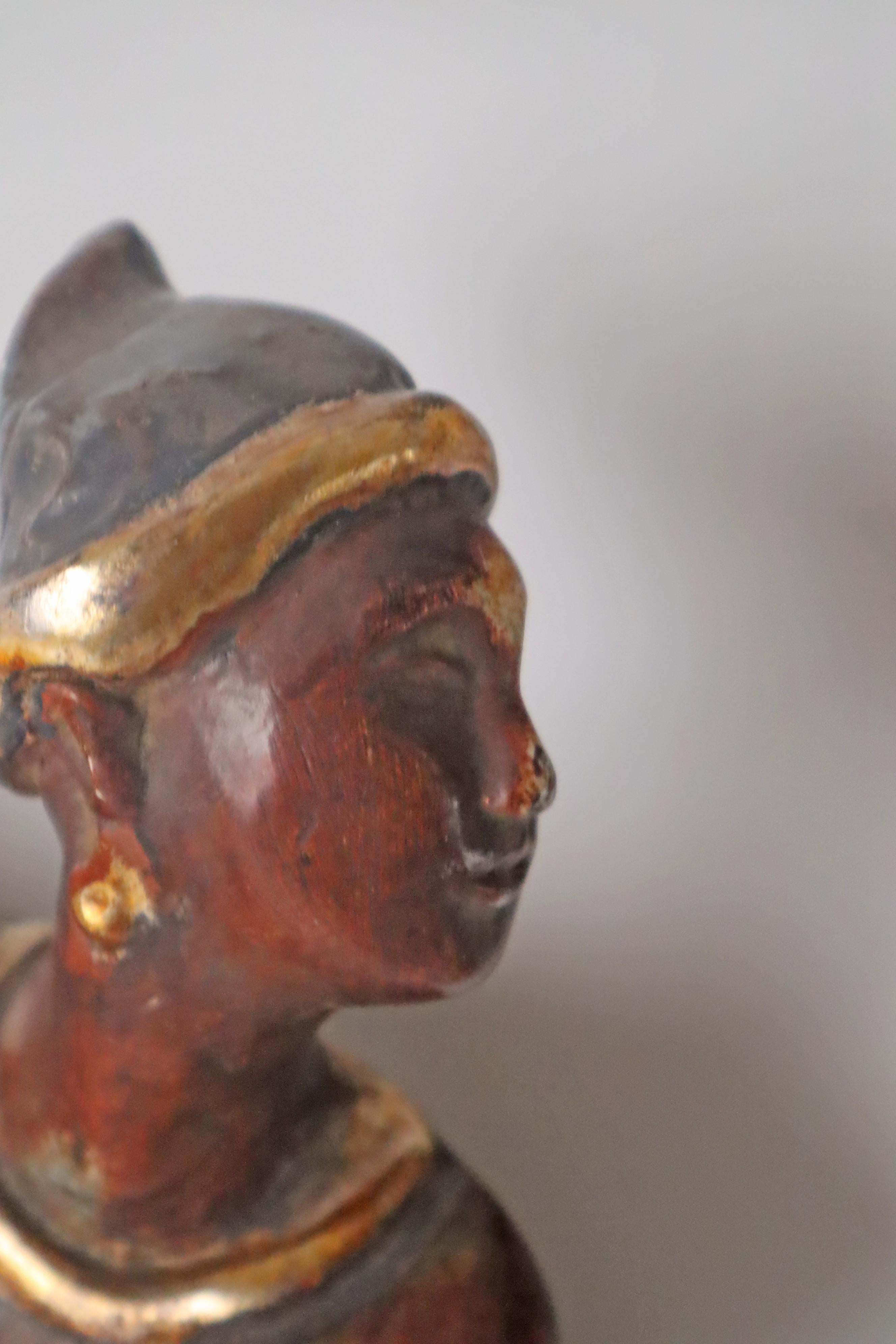 Figural Italian Hollywood Regency Wall Sconce pair Unique, 1950s For Sale 3