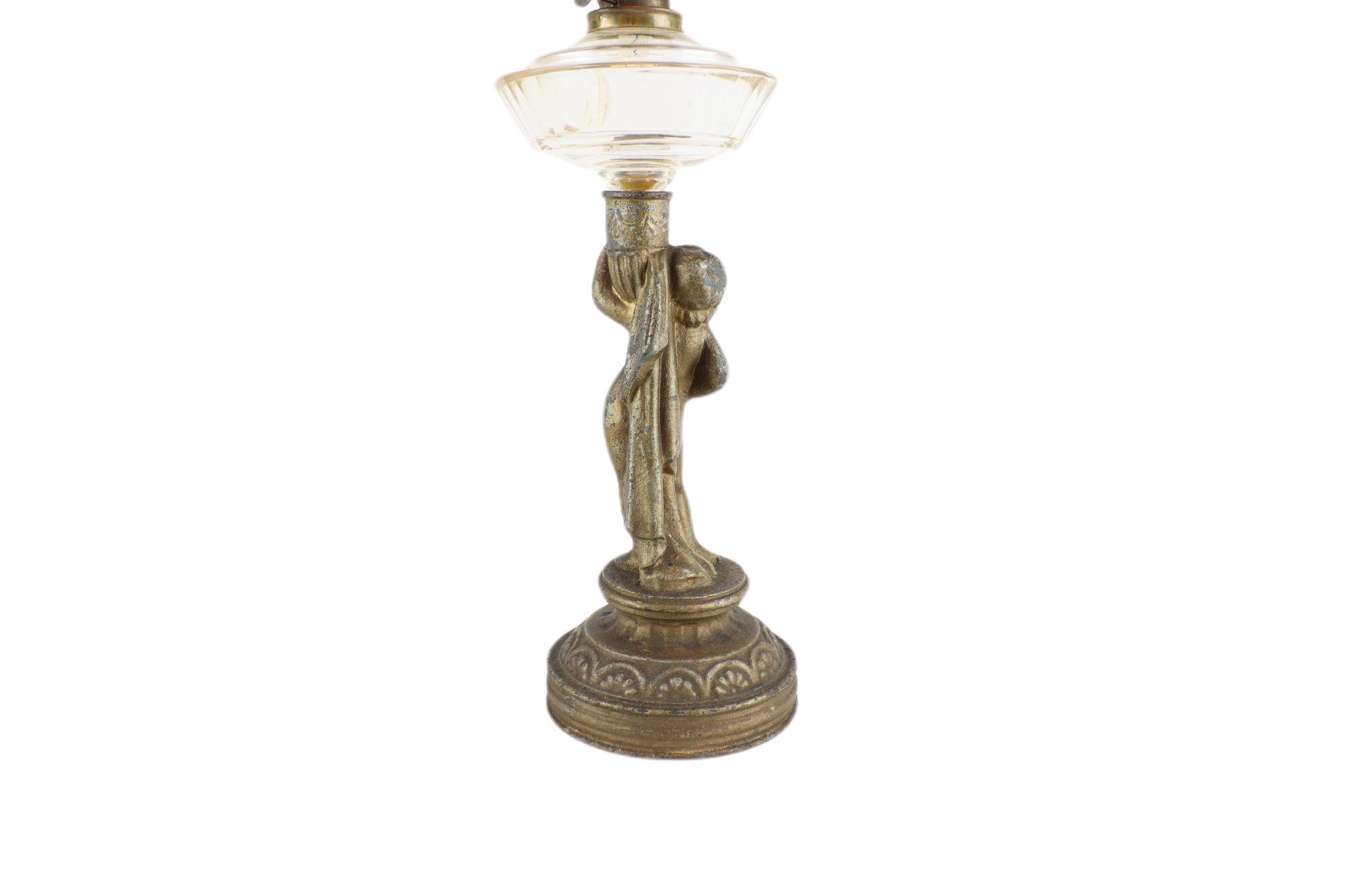 Lampe de table Kerosene figurative R. Ditmar Wien Bon état - En vente à Brno, CZ