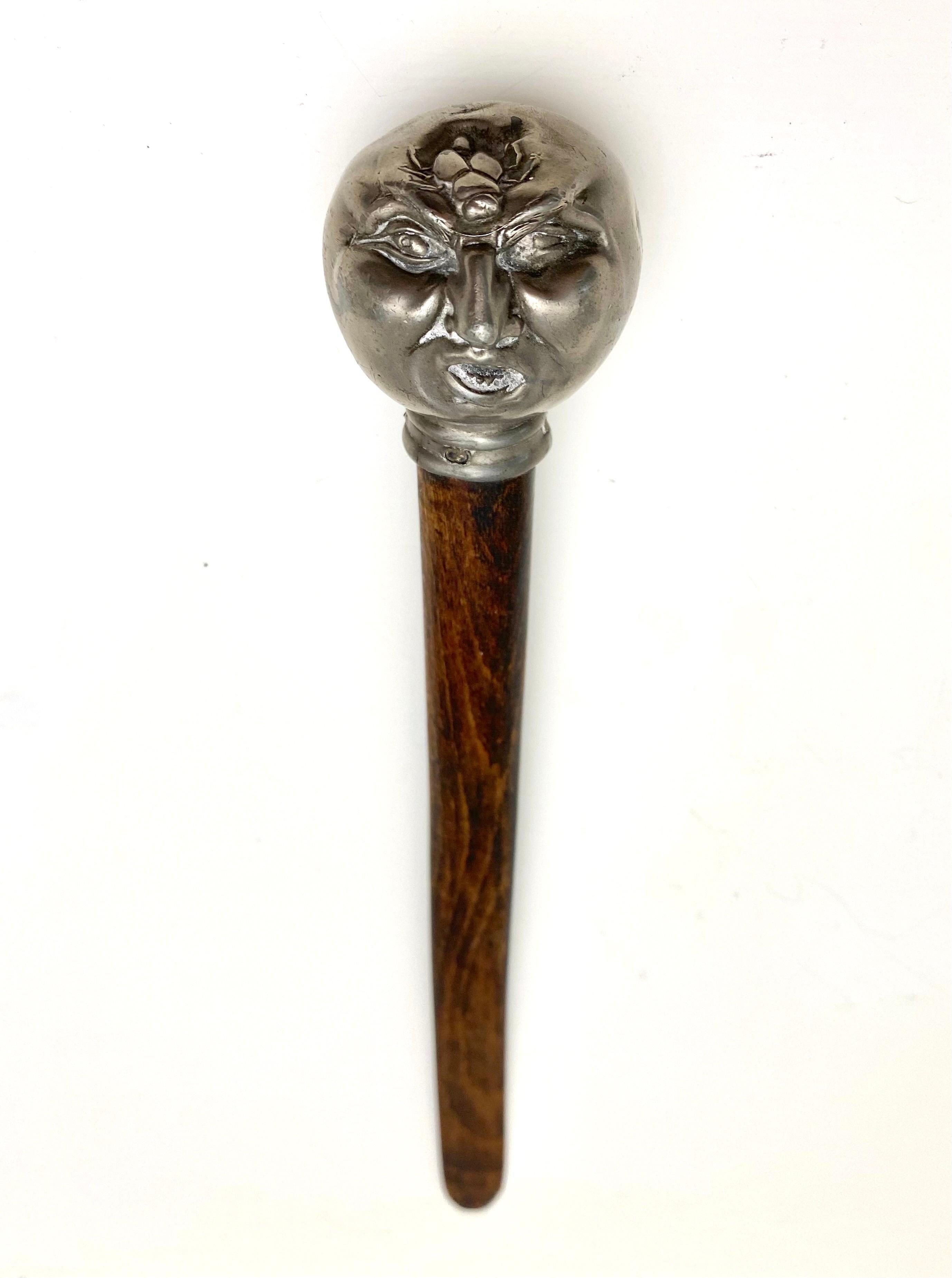 Figural Letter Opener with Fly on Man's Head For Sale 1