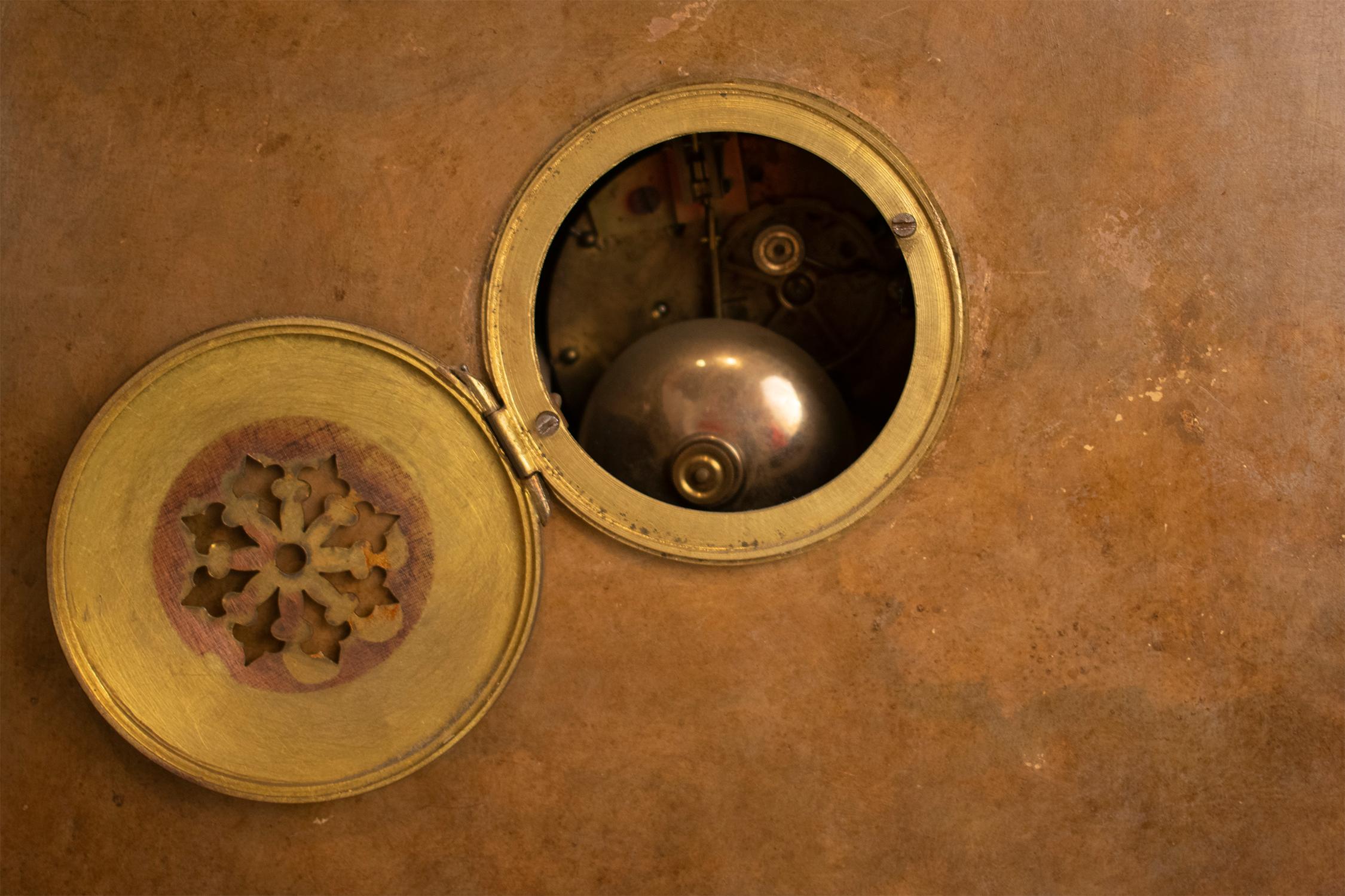 Figural Mantel Clock by Goldscheider, 1890's 9