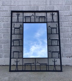 Figural Mirror Attributed to Frederick Weinberg