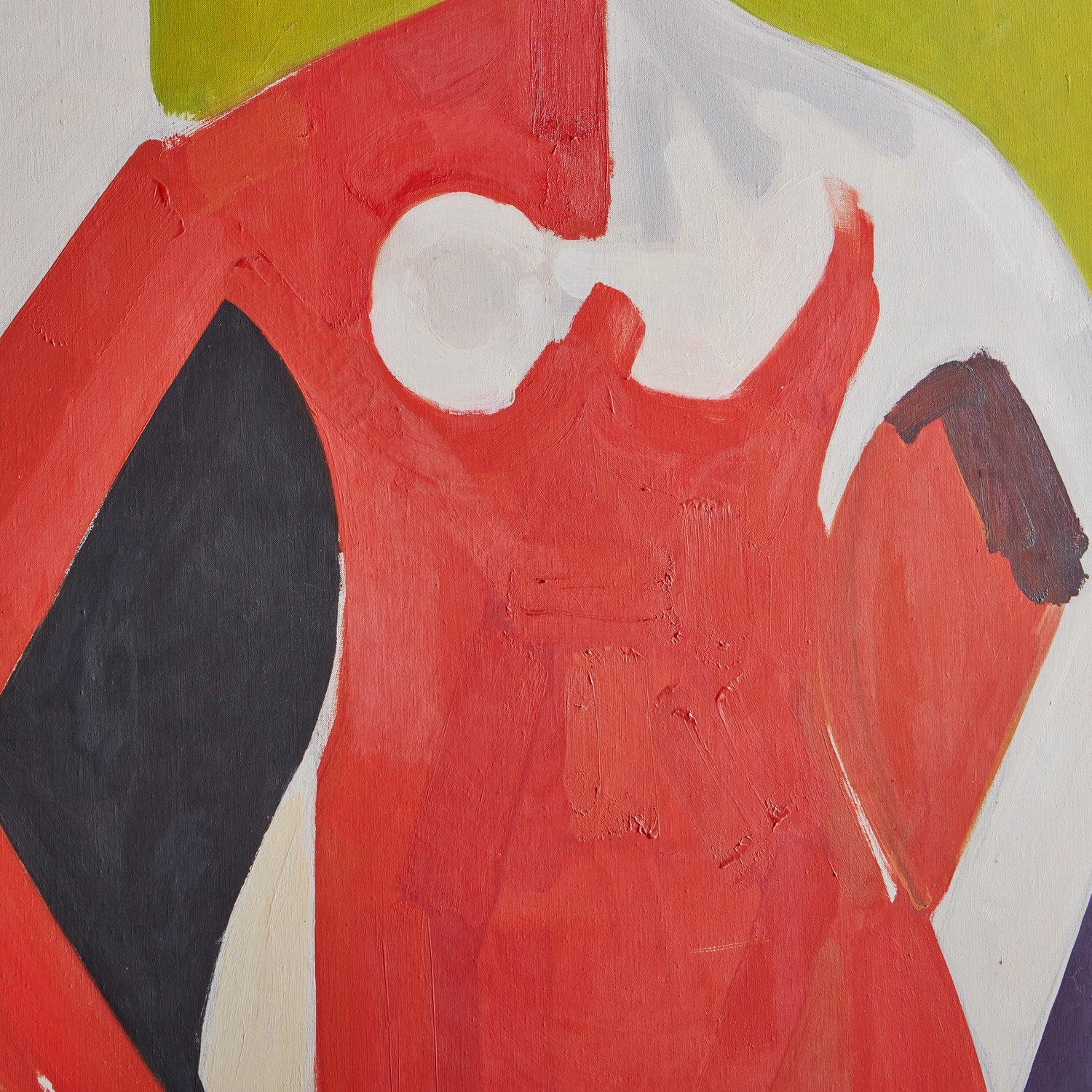 Figural Modern Painting on Canvas by George D'Amato, 1990s For Sale 5