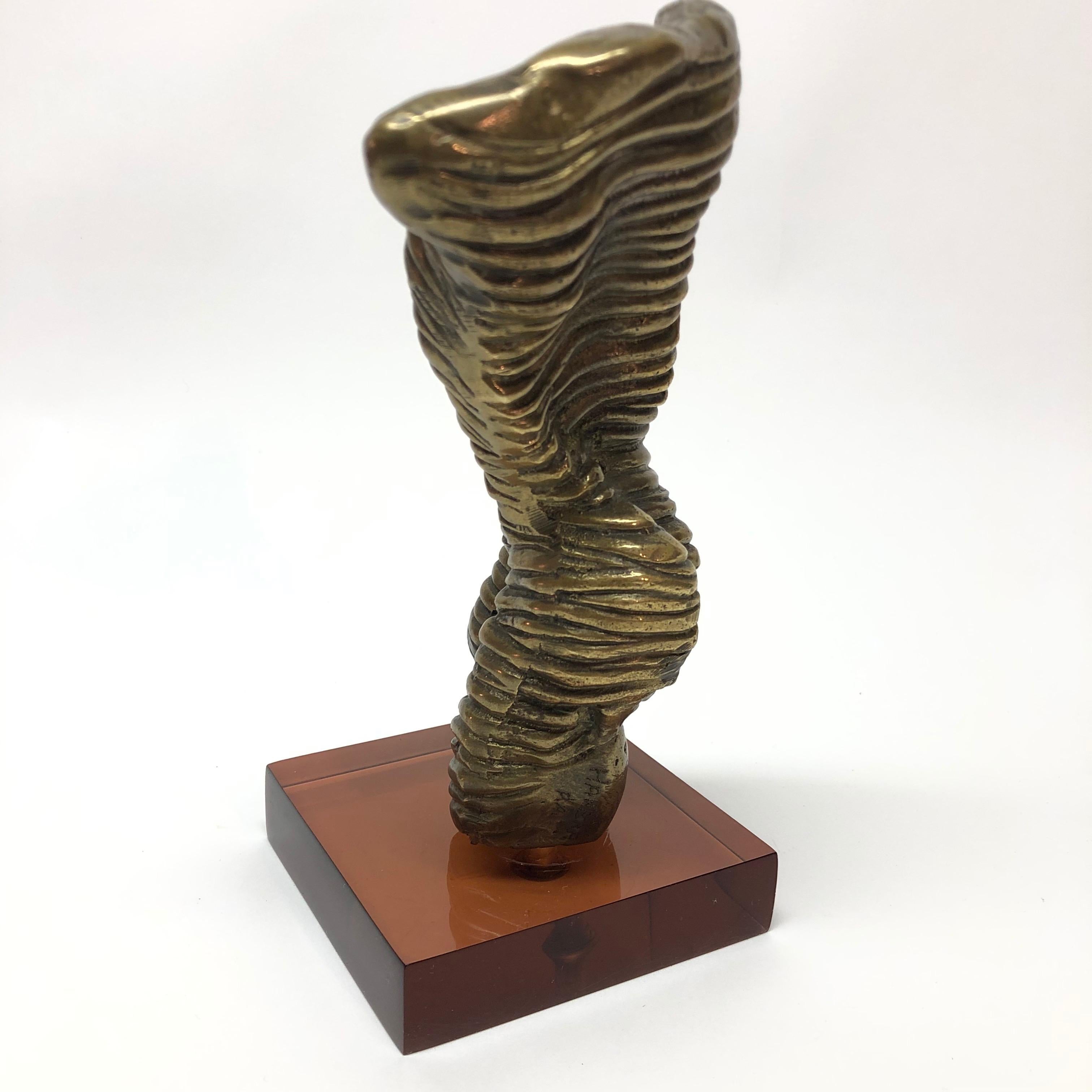 Figural Nude Male Bronze Sculpture by Hanera In Excellent Condition In East Hampton, NY