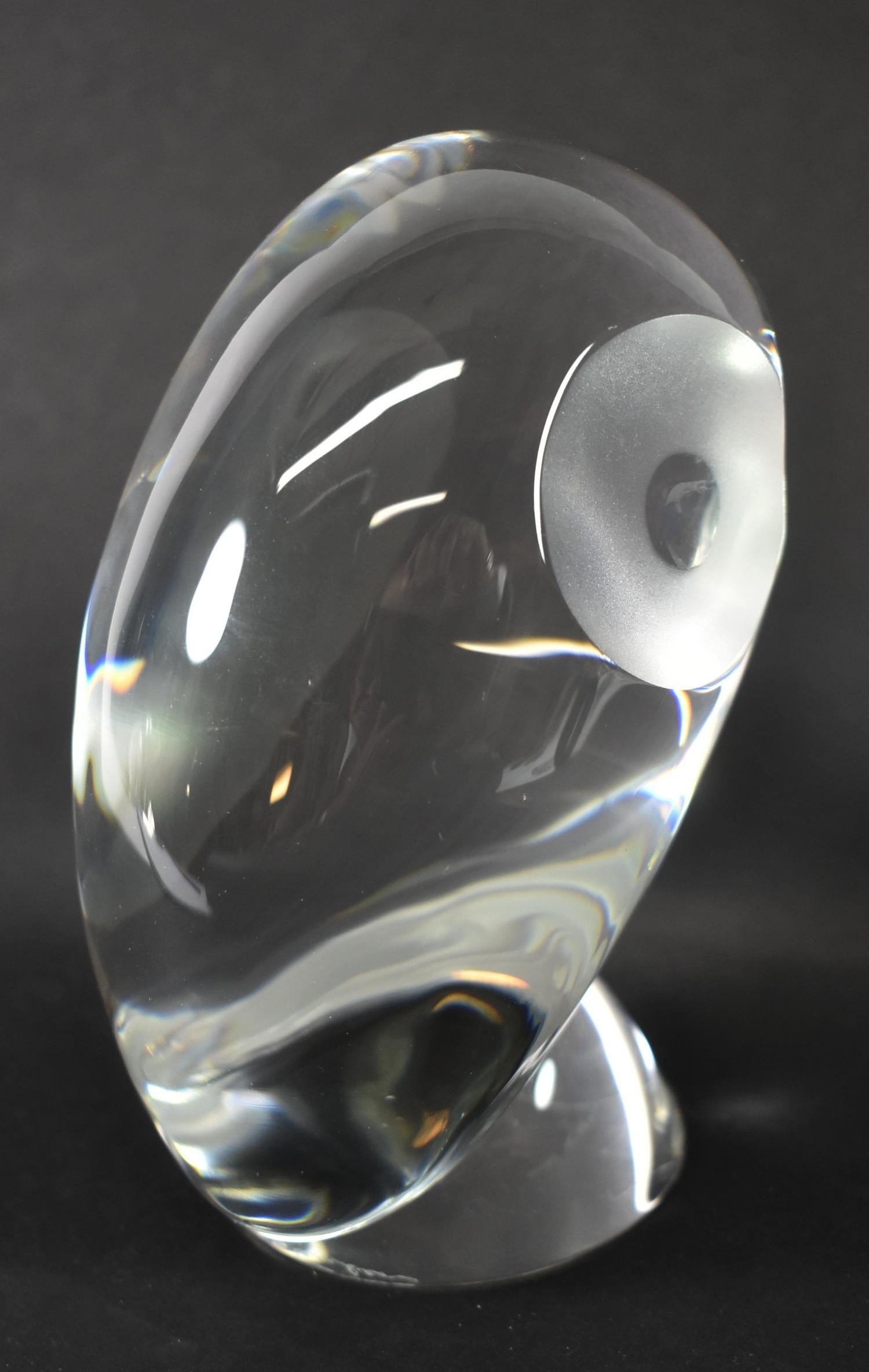 steuben glass owl
