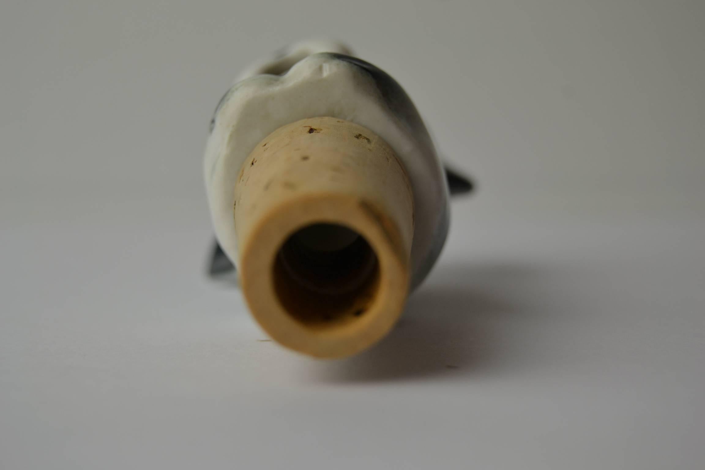 20th Century Figural Porcelain Bottle Stopper with Bonzo the Caricature Dog For Sale