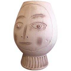 Figural Pottery Vase in the Style of Pablo Picasso