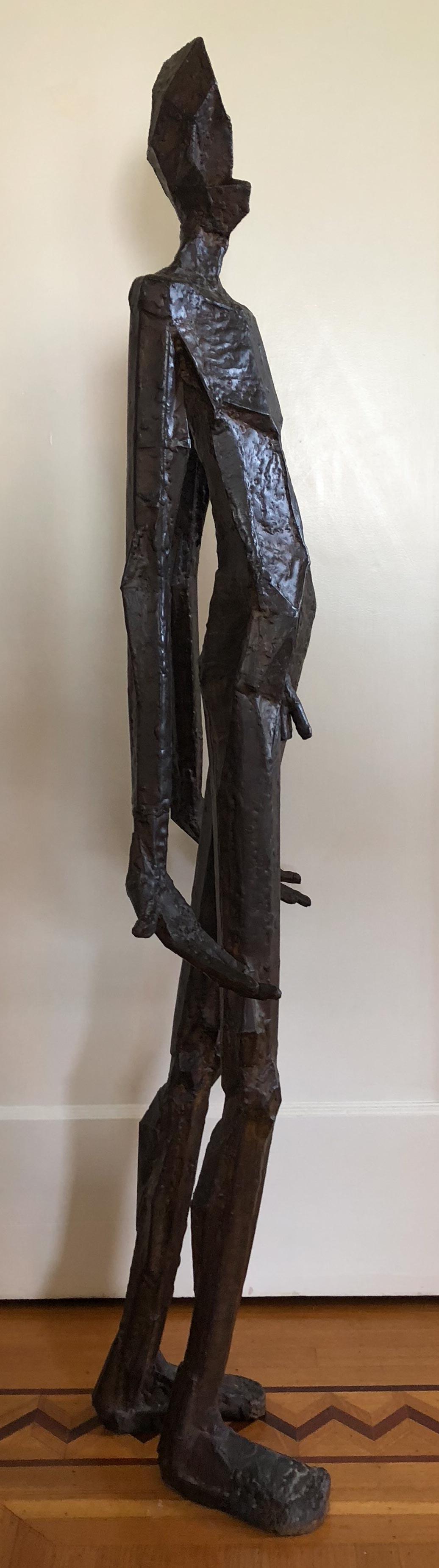 Brutalist Figural Sculpture in the Manner of F. McWilliam For Sale
