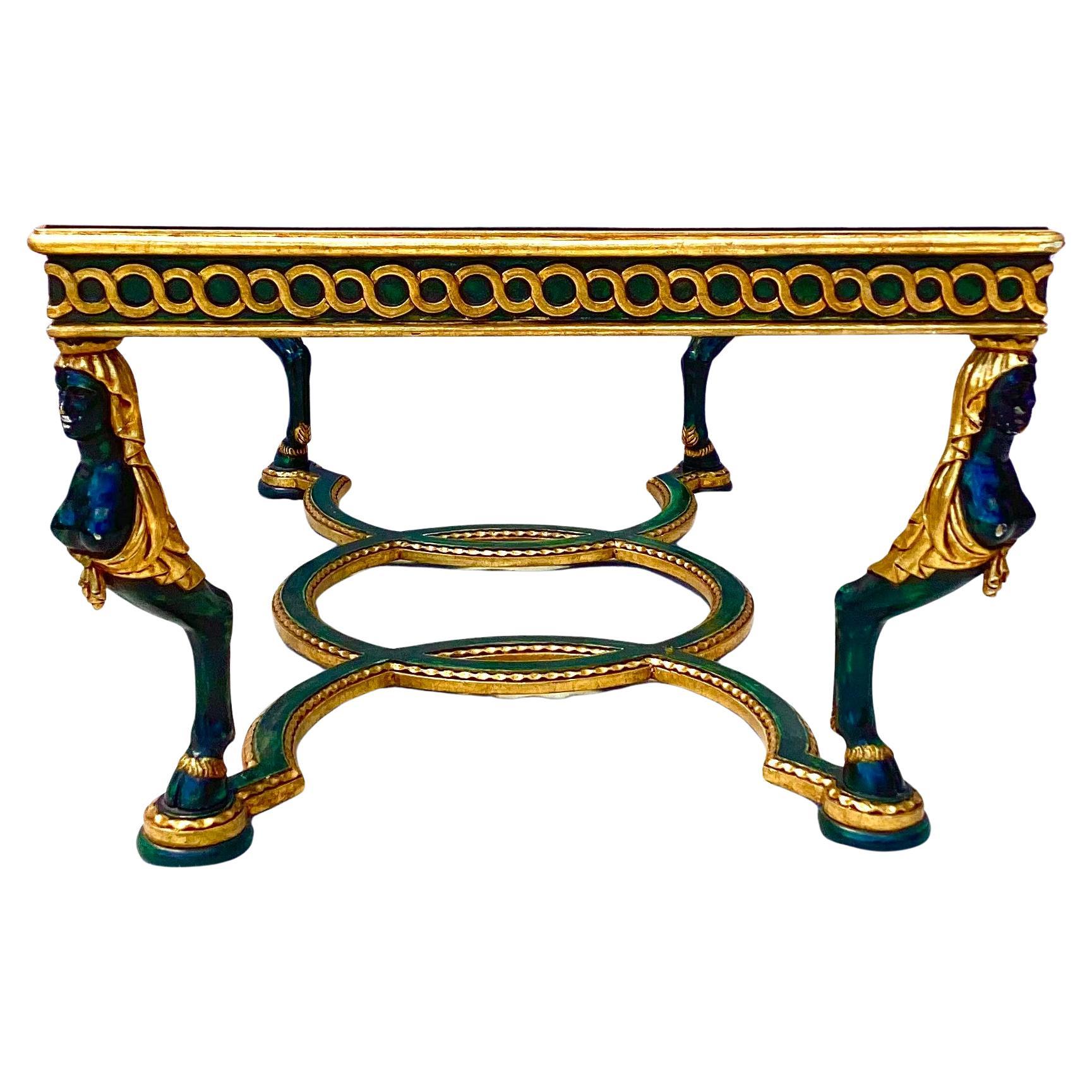 Tavolino figurato laccato veneziano In condizioni buone in vendita a Bradenton, FL
