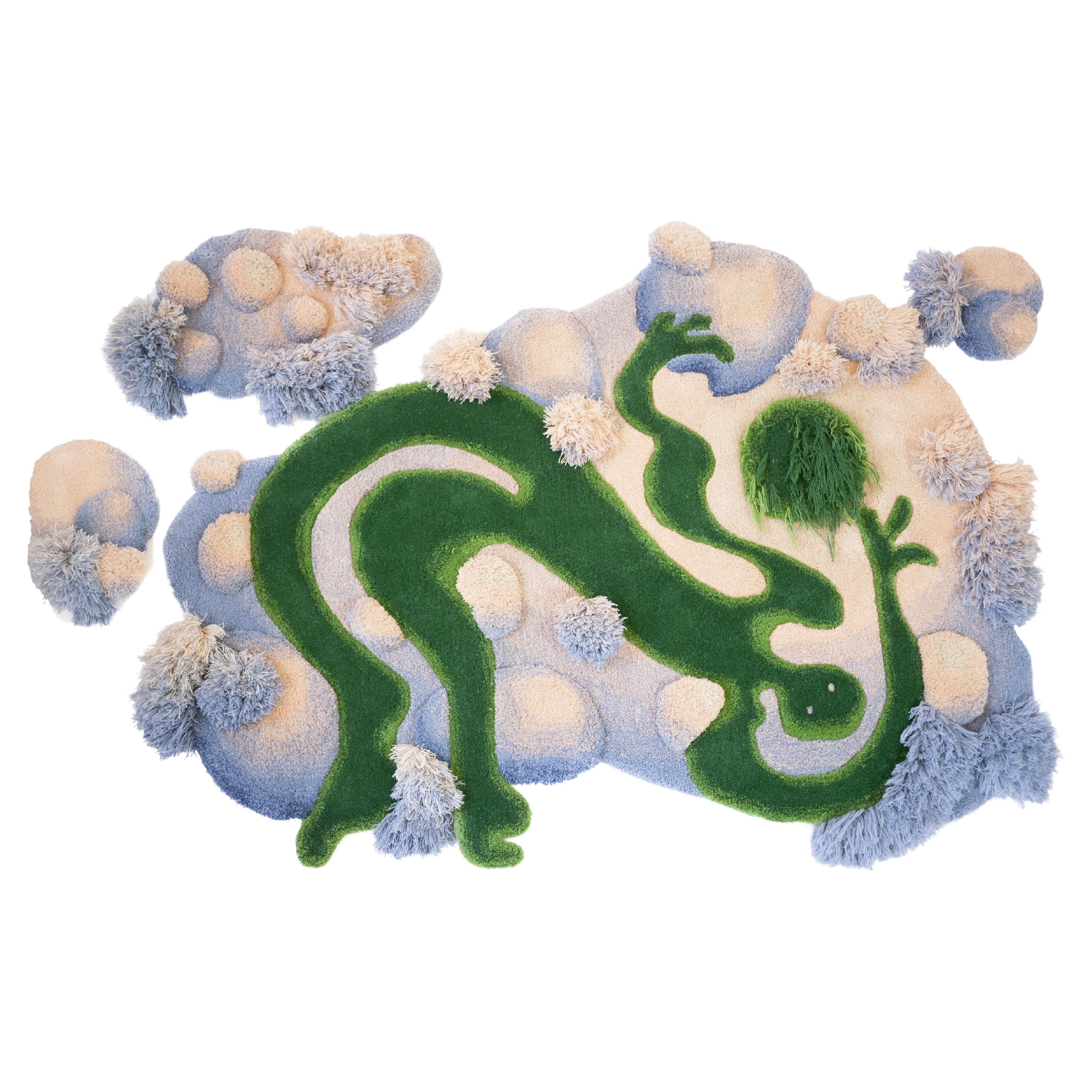 Figurative 3D Wool Tapestry by Alfhild Külper For Sale