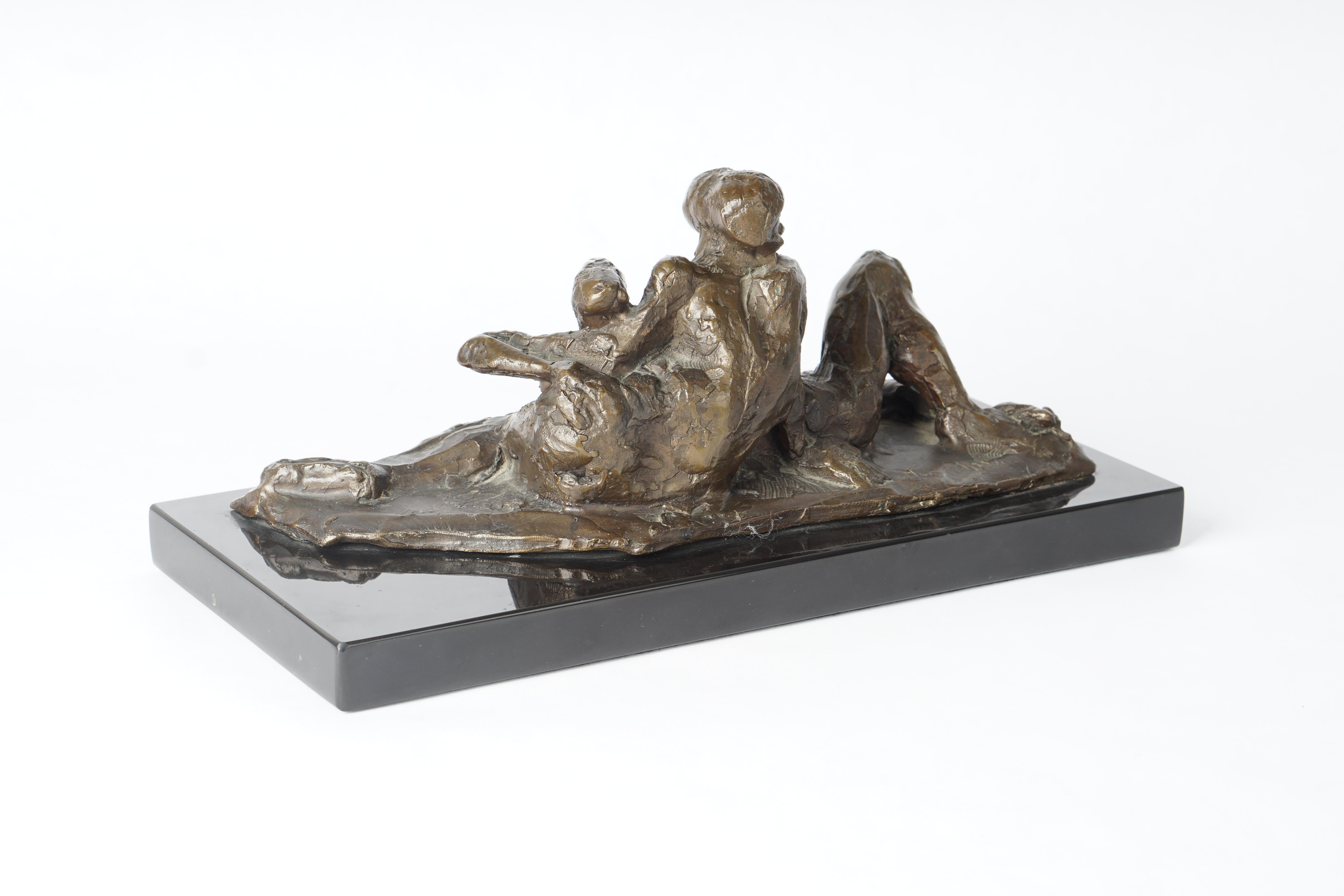 Figurative Bronze Sculpture In Good Condition For Sale In New York, NY