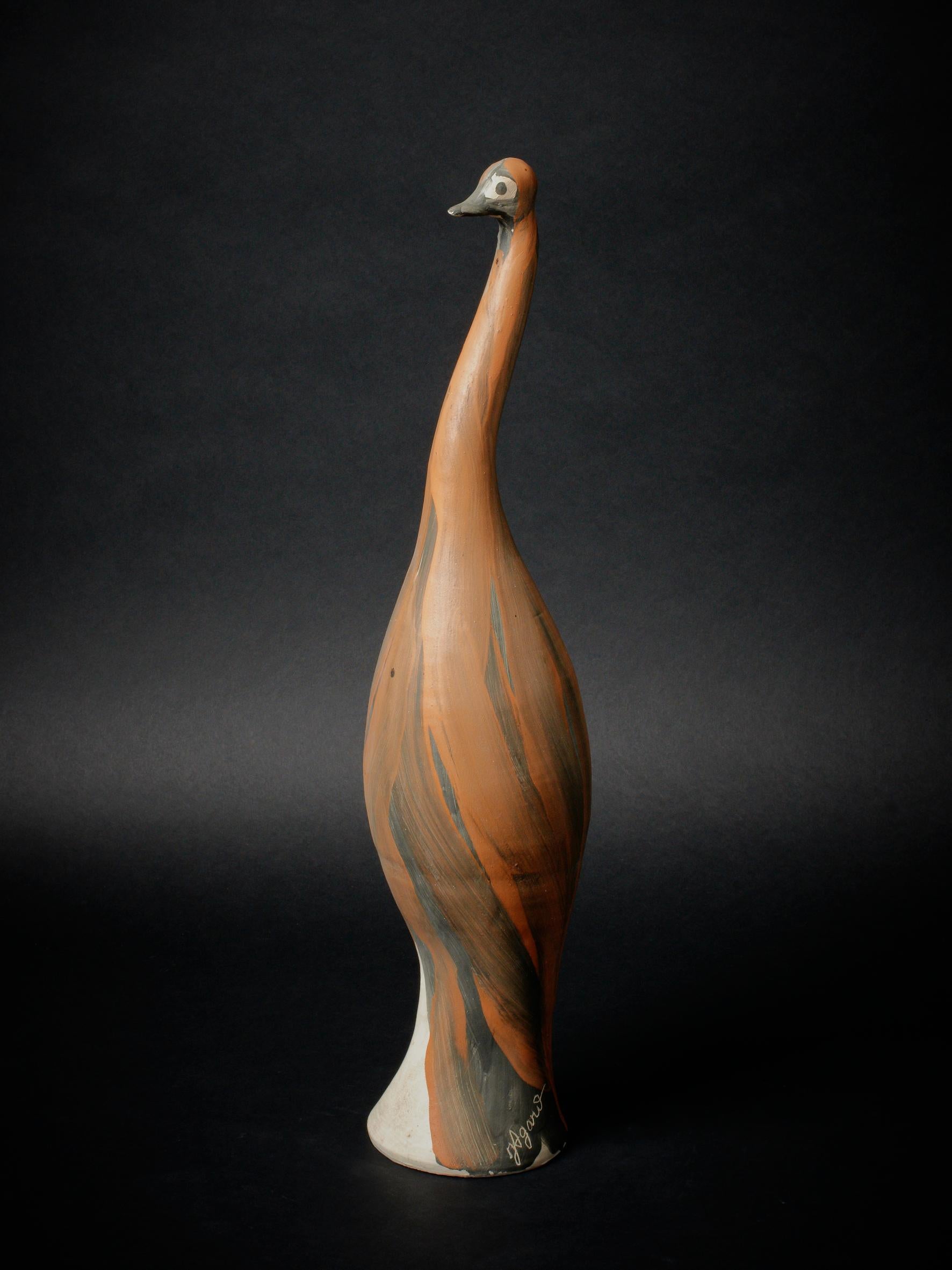 Figurative Ceramic Sculpture "Bird" by Jules Agard , Vallauris, 1950s