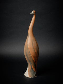 Figurative Ceramic Sculpture "Bird" by Jules Agard , Vallauris, 1950s