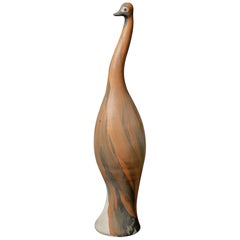 Figurative Ceramic Sculpture "Bird" by Jules Agard , Vallauris, 1950s