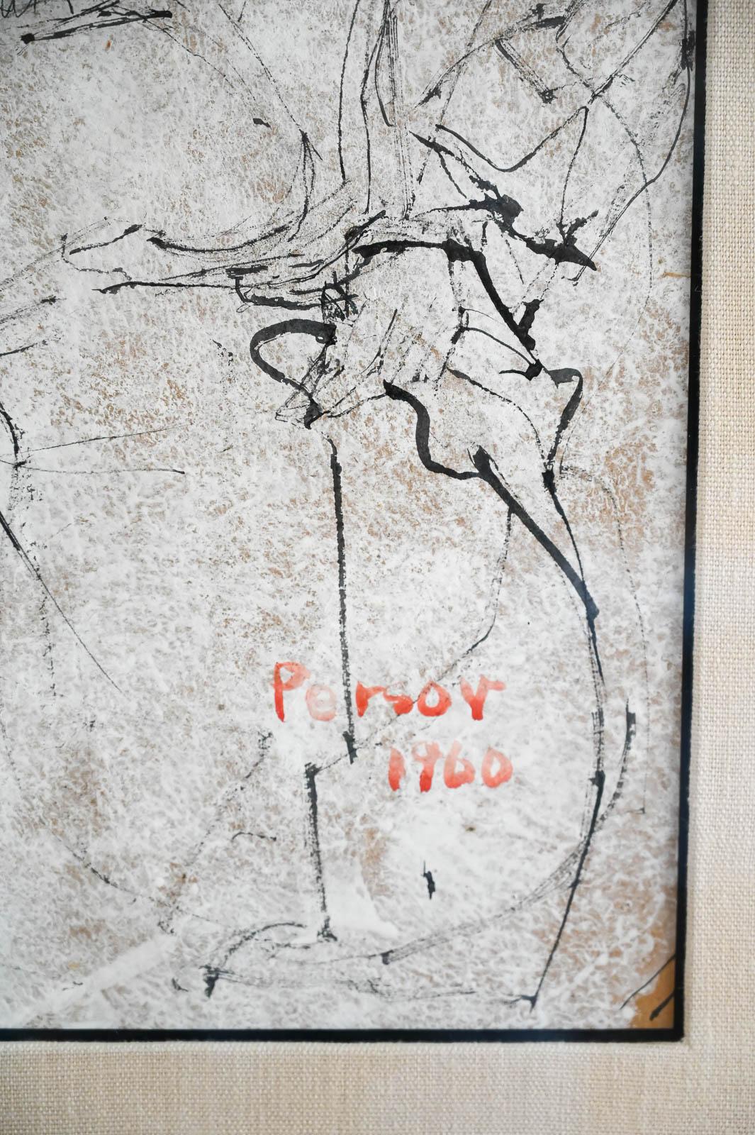 Figurative Etching by Ann Marie Persov, 1960 In Good Condition In Costa Mesa, CA