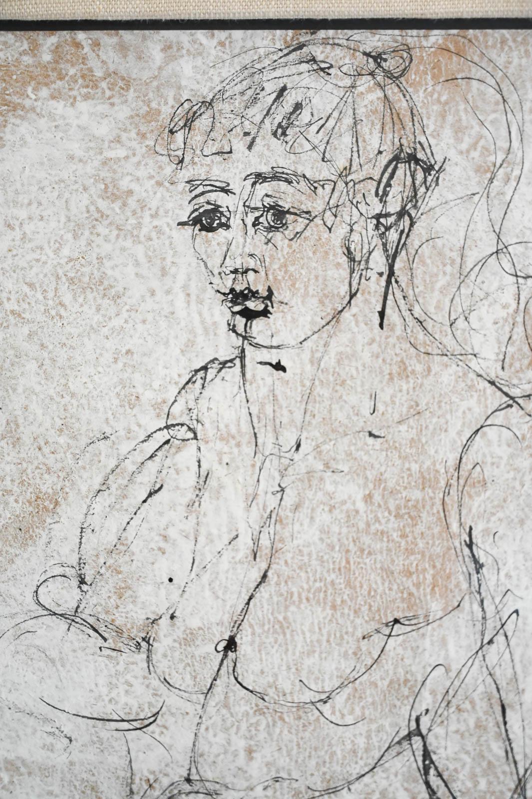 Figurative Etching by Ann Marie Persov, 1960 1