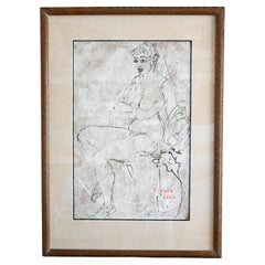 Figurative Etching by Ann Marie Persov, 1960