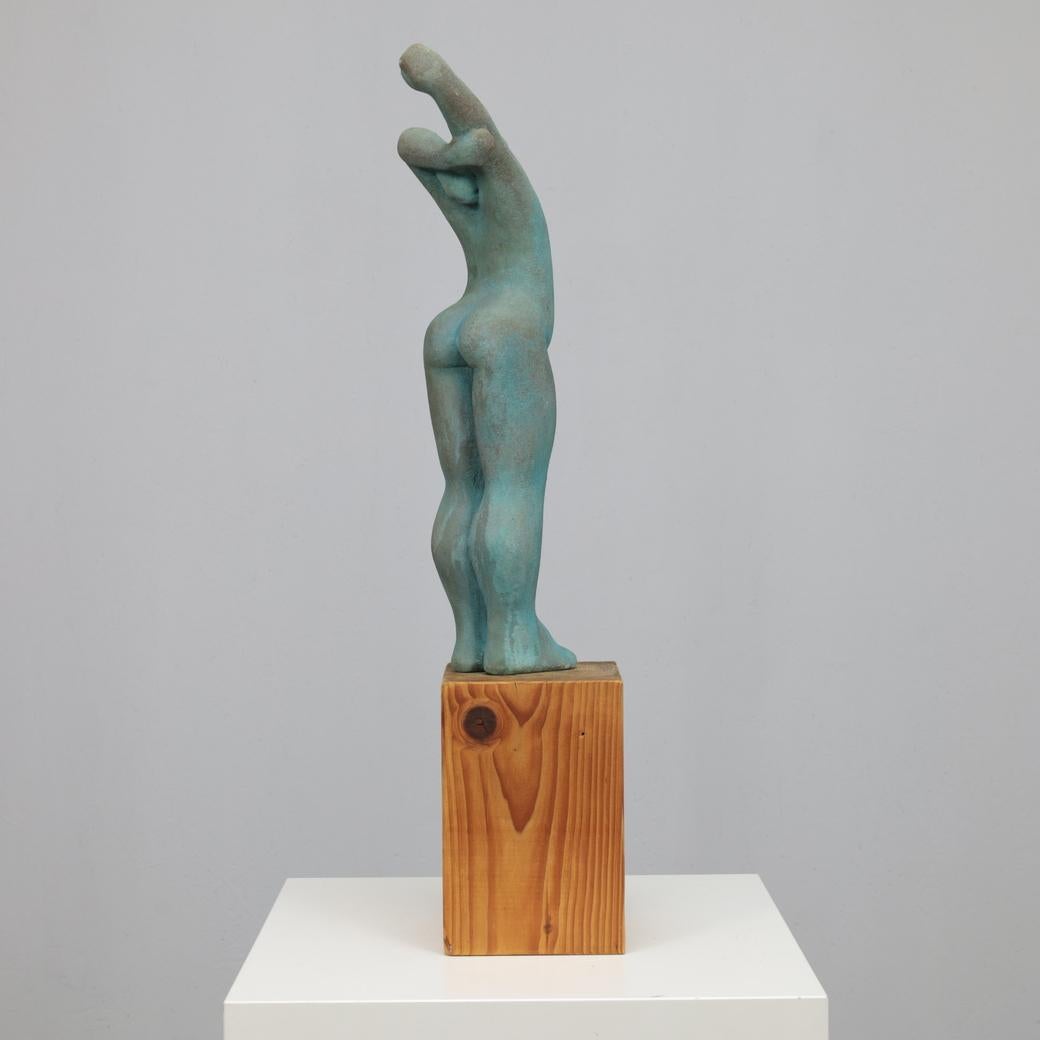 Figurative Female Sculpture by Francine Govers, 1990s In condizioni buone in vendita a DE KWAKEL, NL