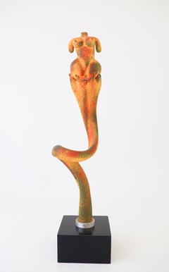 Figurative Glasskulptur Kjell Engman, Kosta Boda Atelier, Schweden