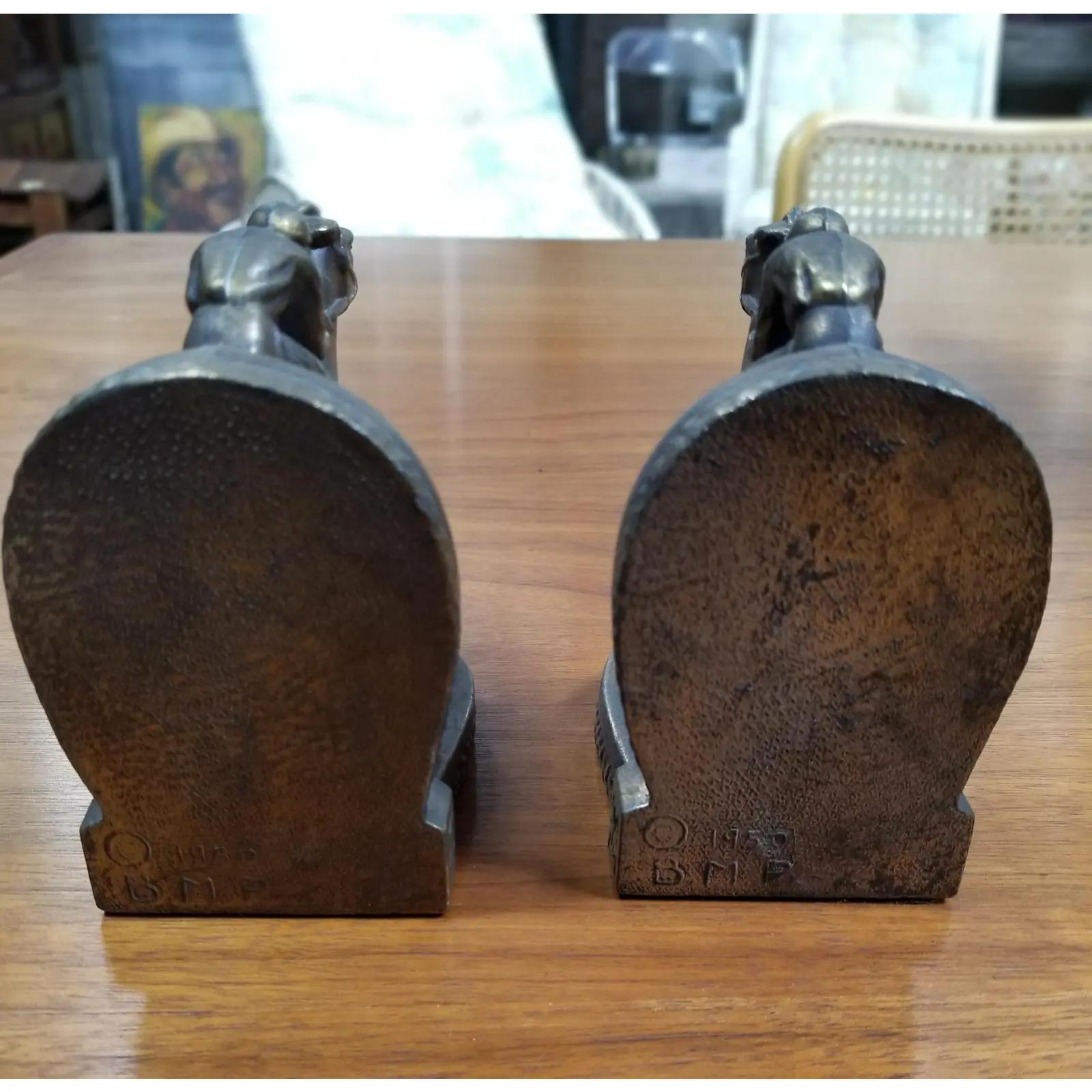 Figurative Horse Jockey Bookends, 1950s 1