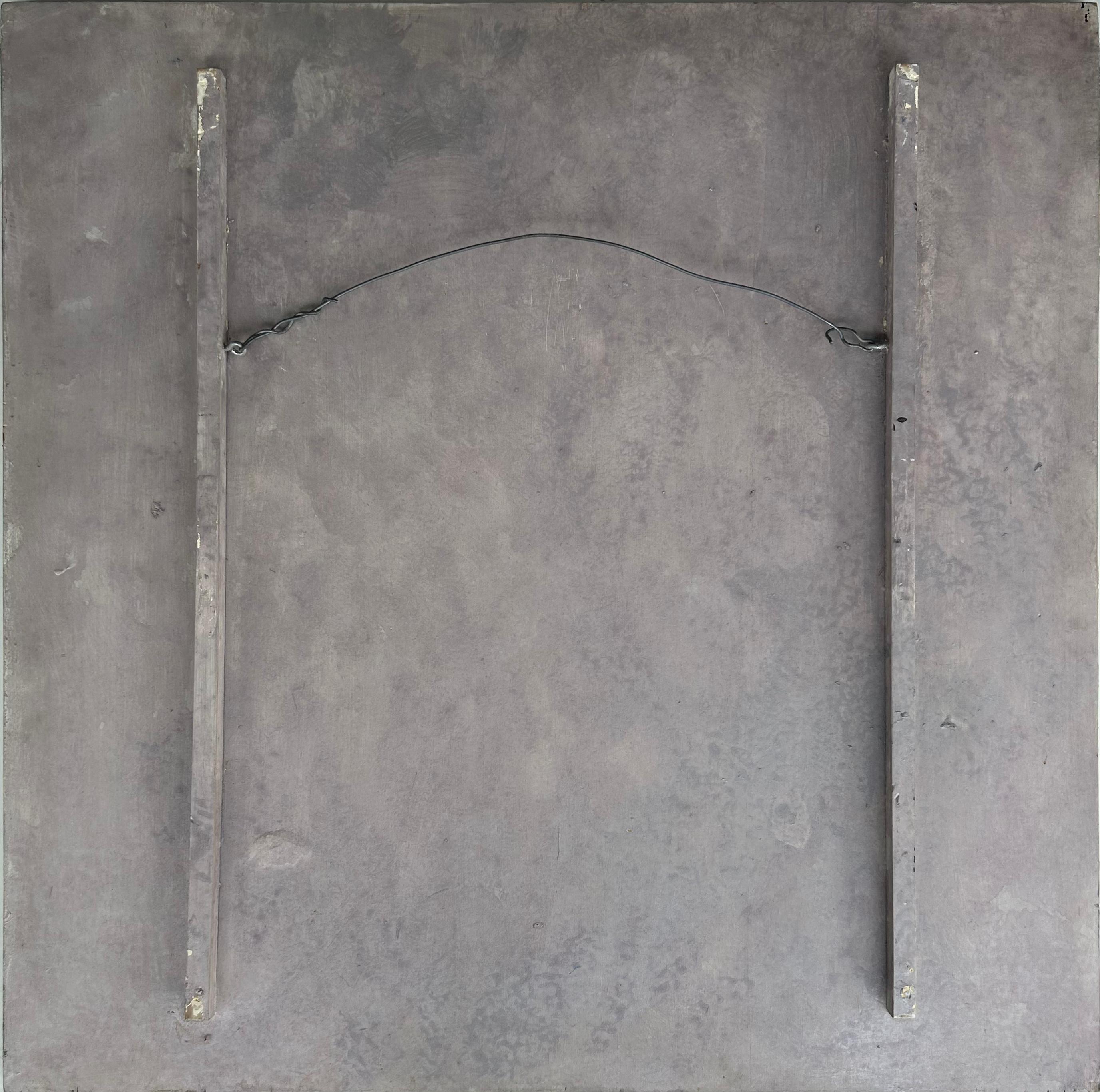 Figurative neoklassische Malerei von Gloria Lomas Kubanisch-amerikanische Künstlerin auf Holz (20. Jahrhundert) im Angebot